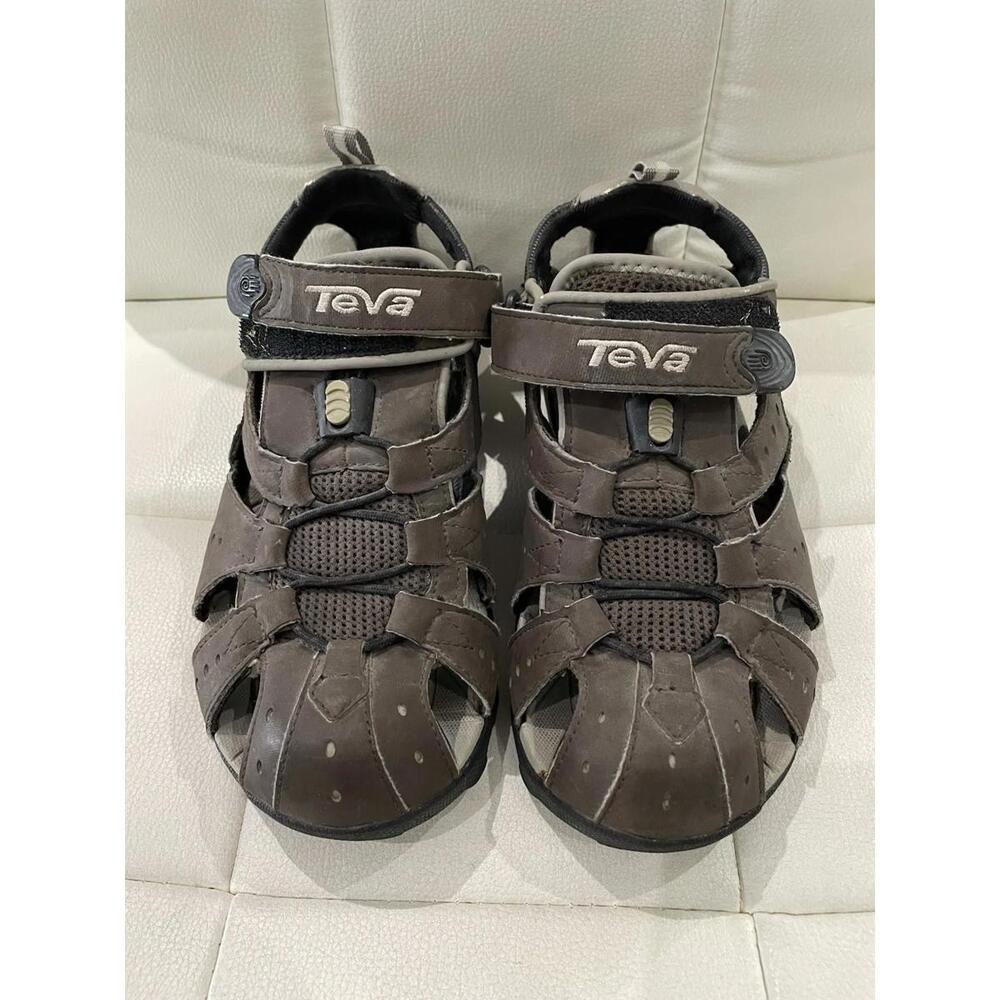 Teva Dozer Sandals Women Hybrid Hiking Water Shoes Brown Taupe Trim 6944 Size 6